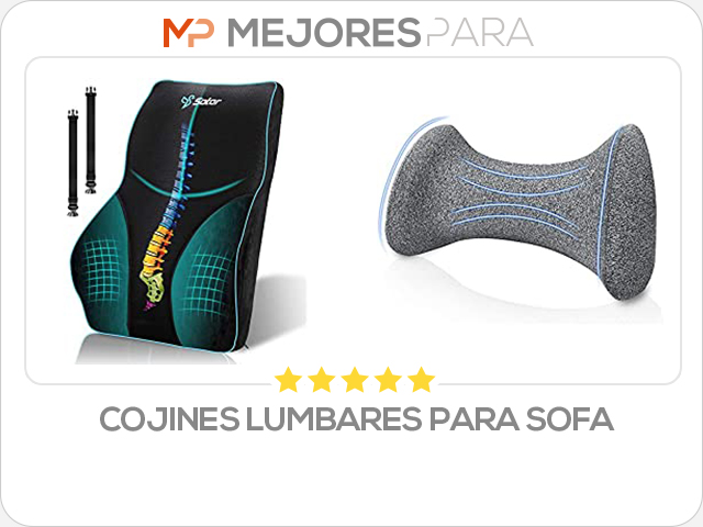 cojines lumbares para sofa