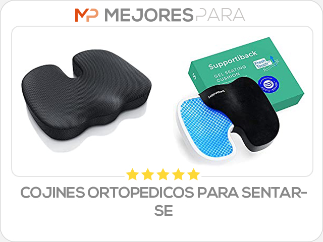 cojines ortopedicos para sentarse