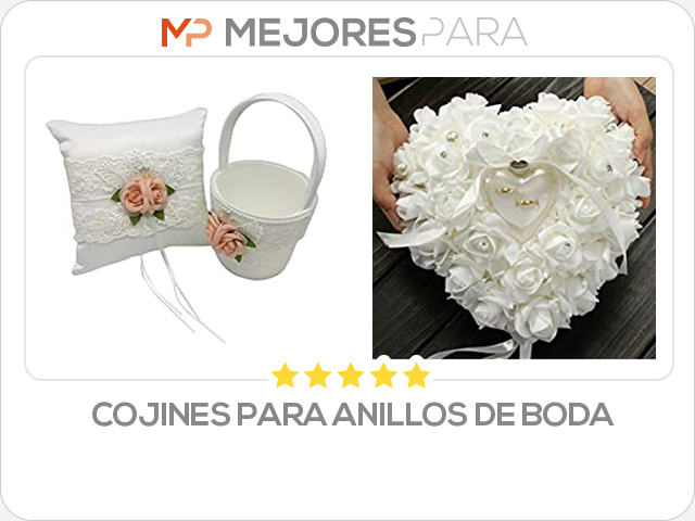 cojines para anillos de boda