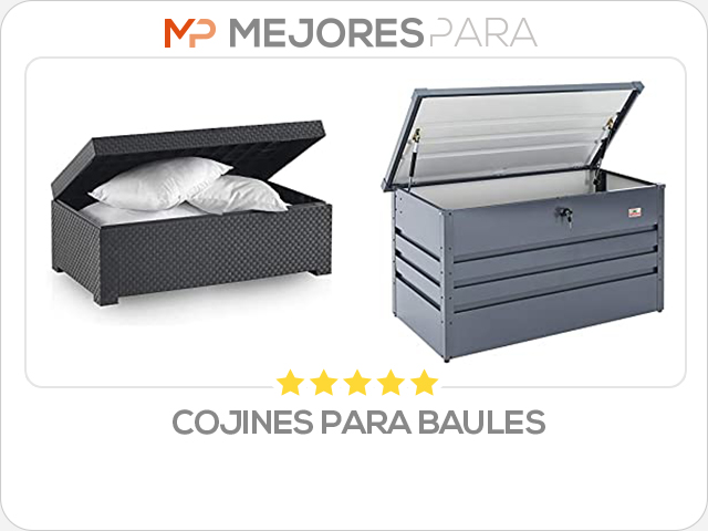 cojines para baules