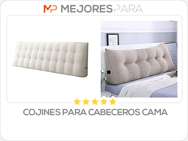 cojines para cabeceros cama