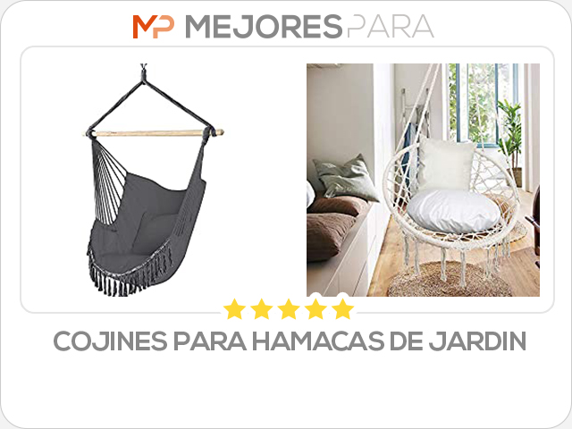 cojines para hamacas de jardin