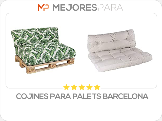 cojines para palets barcelona