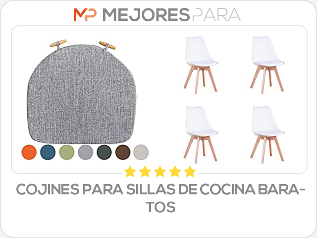 cojines para sillas de cocina baratos