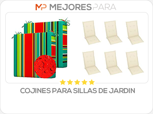 cojines para sillas de jardin