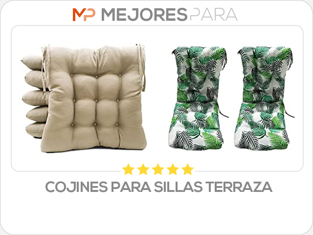 cojines para sillas terraza