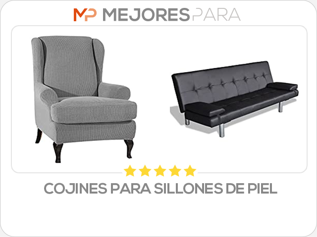 cojines para sillones de piel