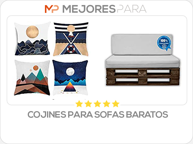 cojines para sofas baratos