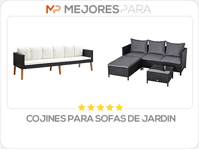 cojines para sofas de jardin