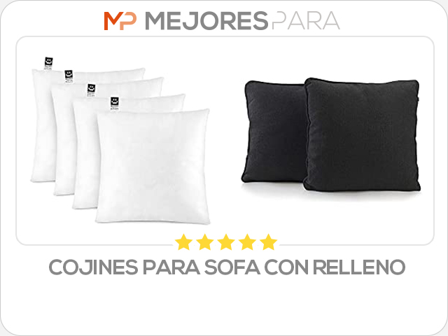 cojines para sofa con relleno