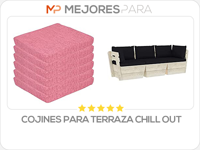 cojines para terraza chill out