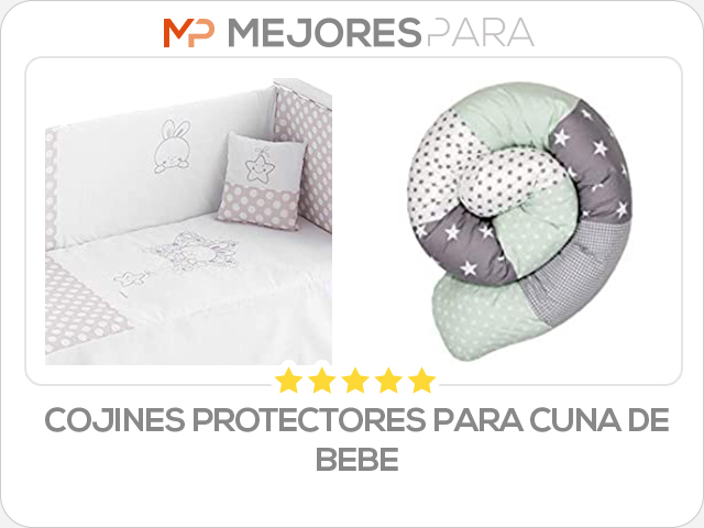 cojines protectores para cuna de bebe