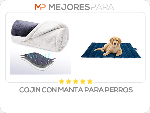 cojin con manta para perros