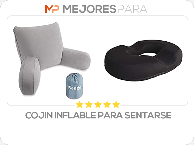 cojin inflable para sentarse