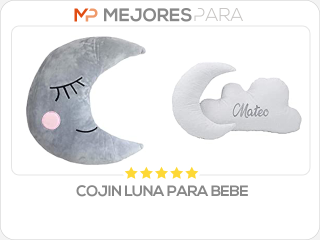 cojin luna para bebe