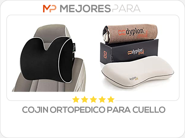 cojin ortopedico para cuello