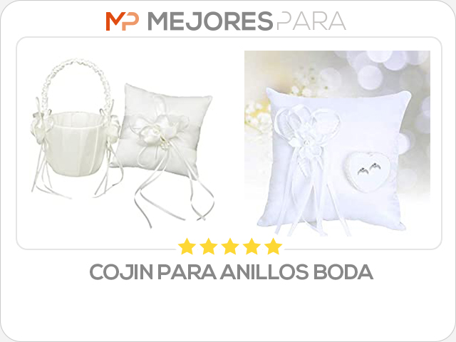 cojin para anillos boda