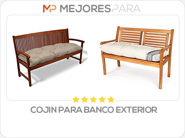 cojin para banco exterior