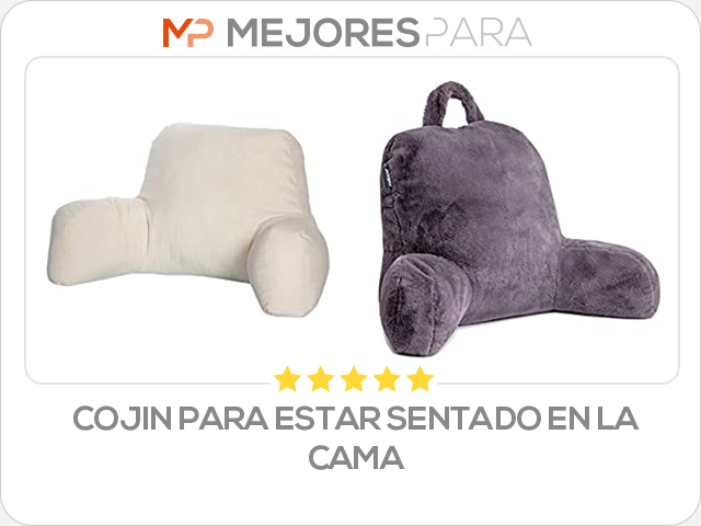 cojin para estar sentado en la cama