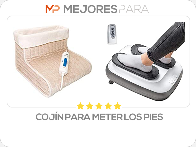 cojín para meter los pies