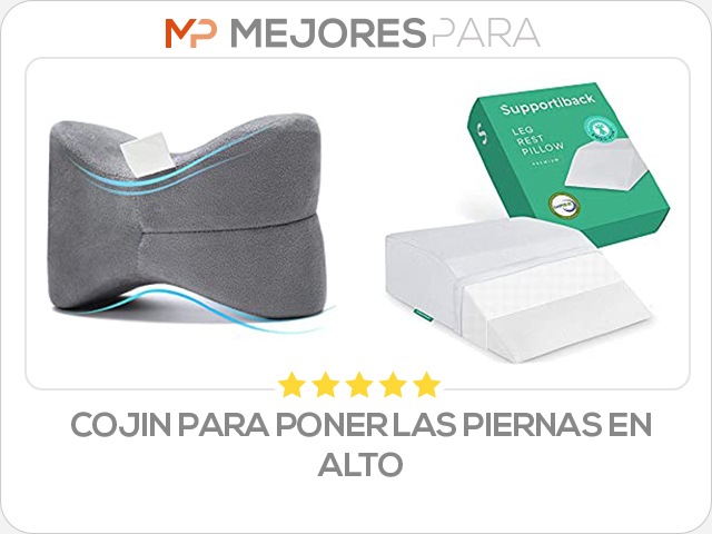 cojin para poner las piernas en alto