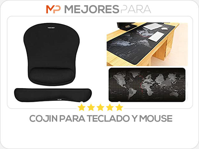 cojin para teclado y mouse