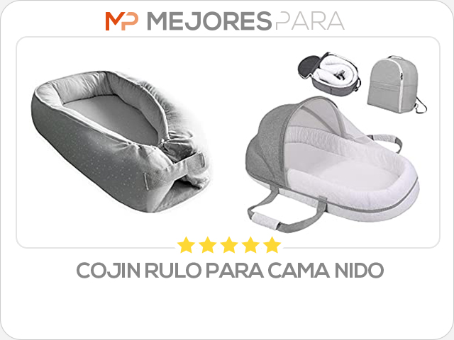 cojin rulo para cama nido