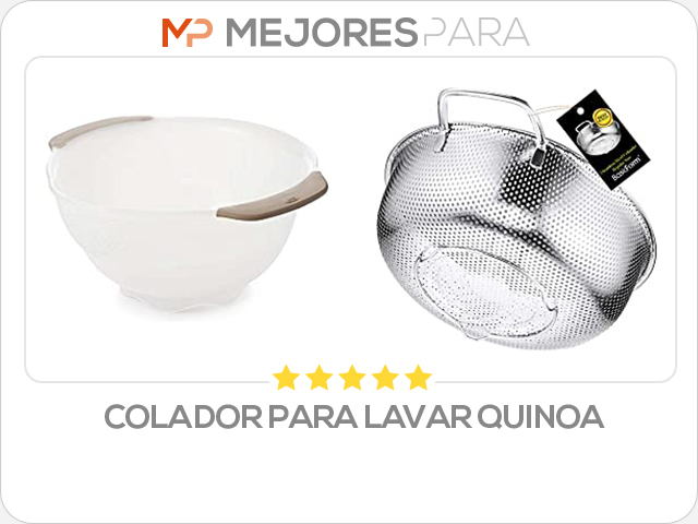 colador para lavar quinoa