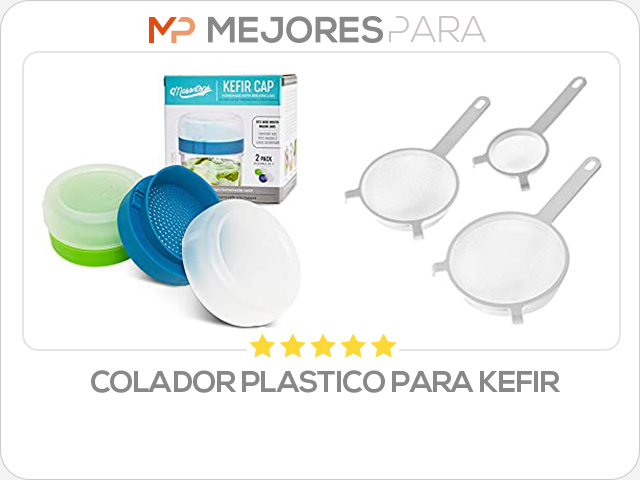 colador plastico para kefir