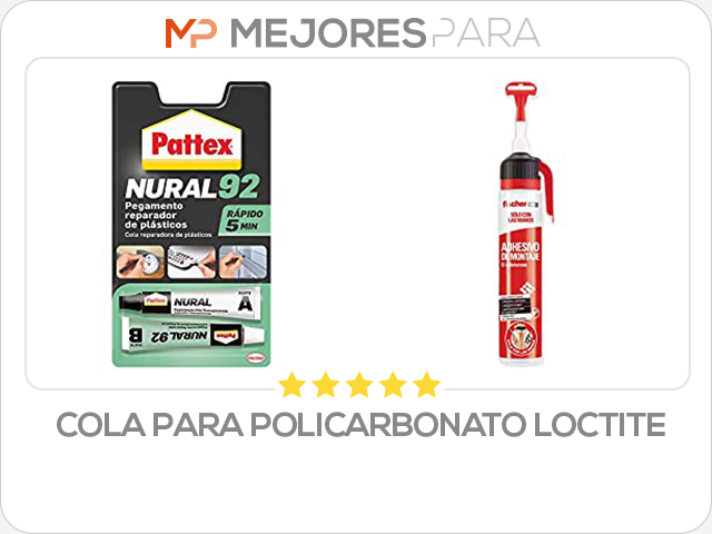 cola para policarbonato loctite