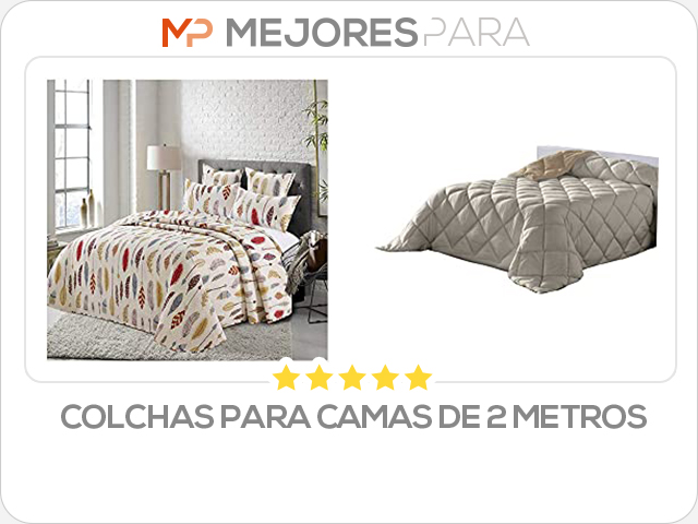 colchas para camas de 2 metros