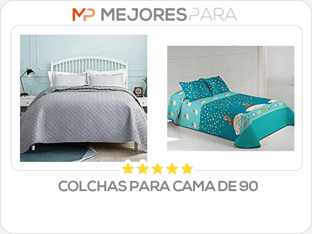 colchas para cama de 90