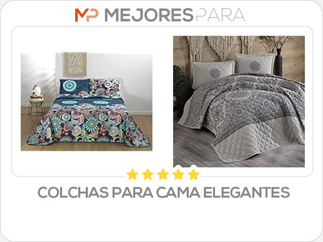 colchas para cama elegantes