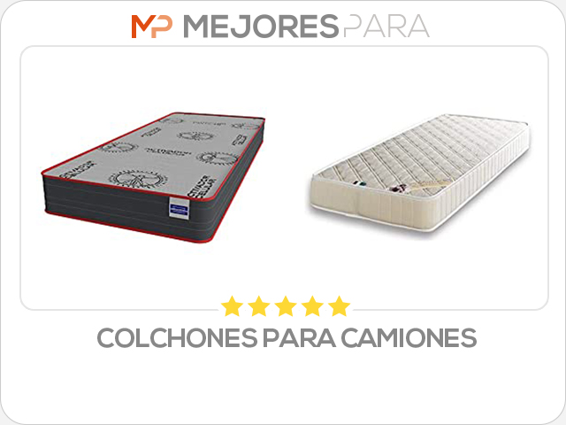 colchones para camiones