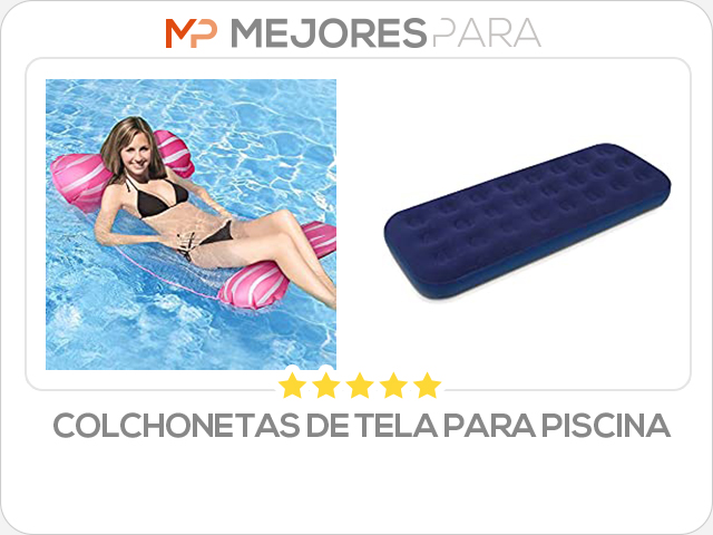 colchonetas de tela para piscina