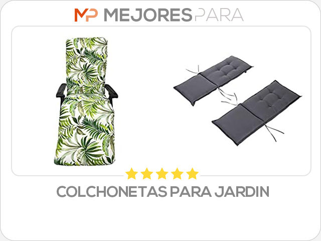 colchonetas para jardin