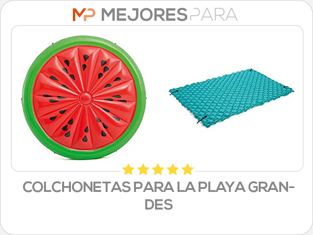 colchonetas para la playa grandes