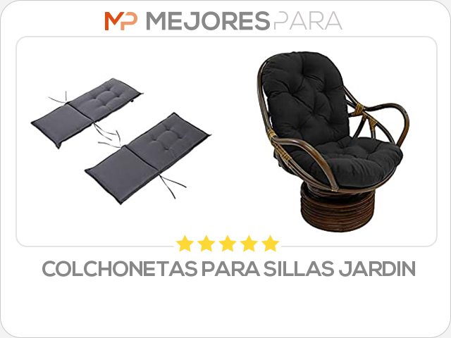 colchonetas para sillas jardin