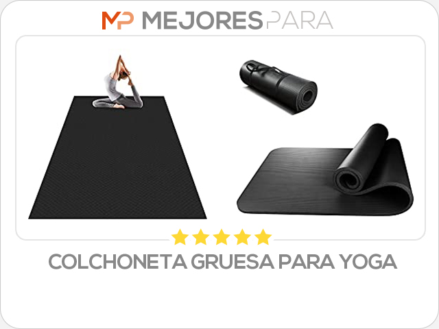 colchoneta gruesa para yoga