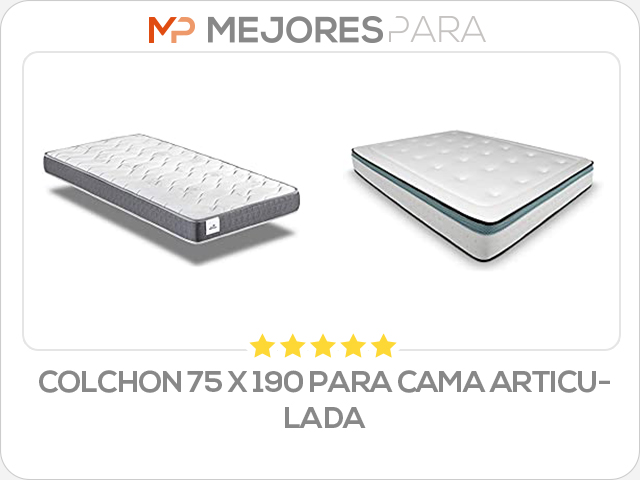 colchon 75 x 190 para cama articulada