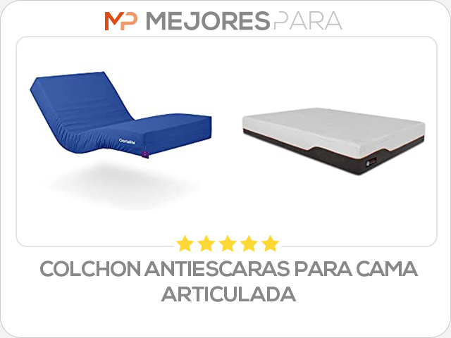 colchon antiescaras para cama articulada