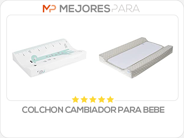 colchon cambiador para bebe