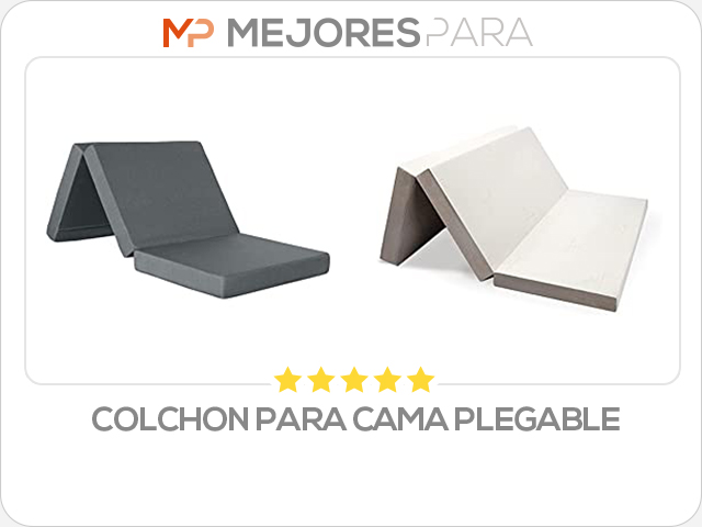 colchon para cama plegable