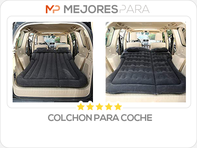 colchon para coche