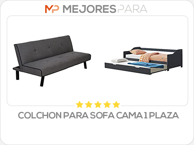 colchon para sofa cama 1 plaza