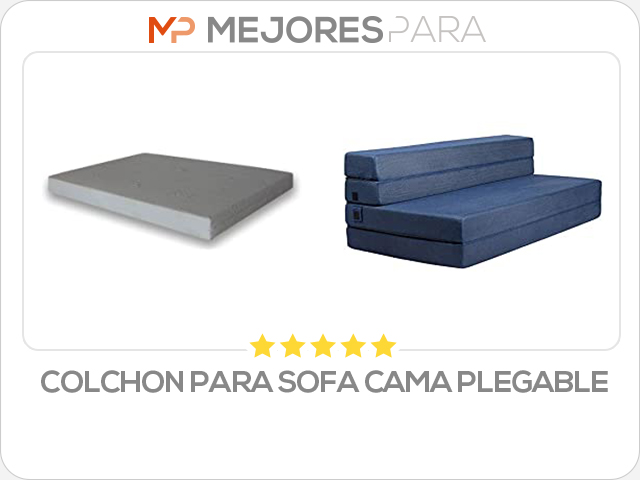 colchon para sofa cama plegable