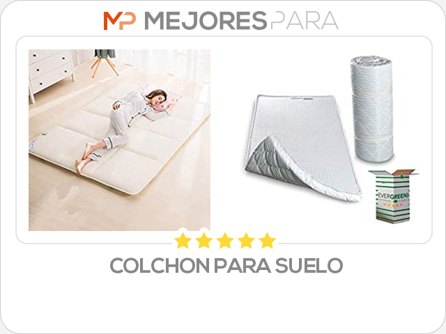 colchon para suelo