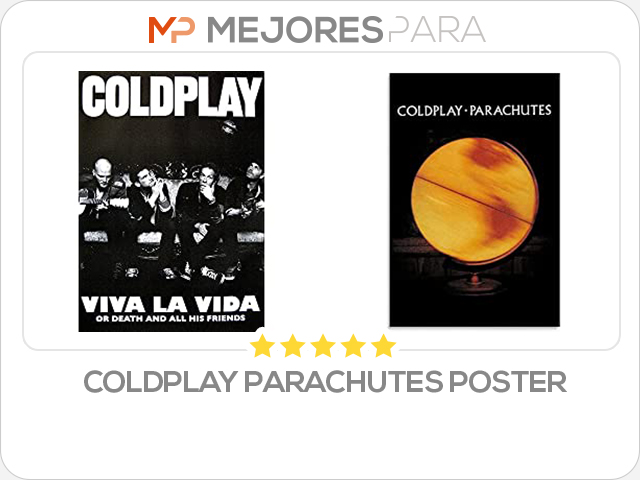 coldplay parachutes poster