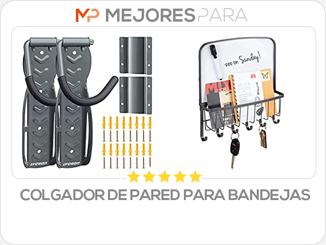 colgador de pared para bandejas