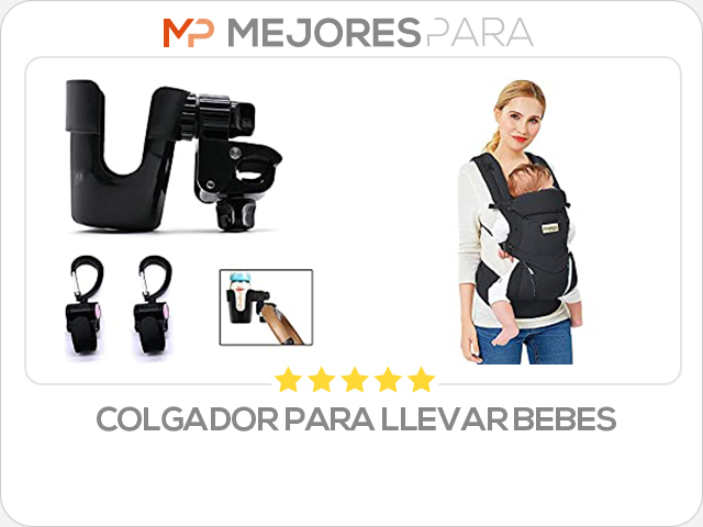 colgador para llevar bebes